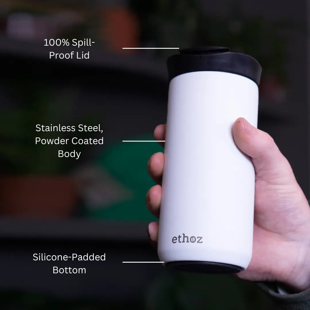 12oz - Ethoz® - Travel Mug with VCC Mountain Shield