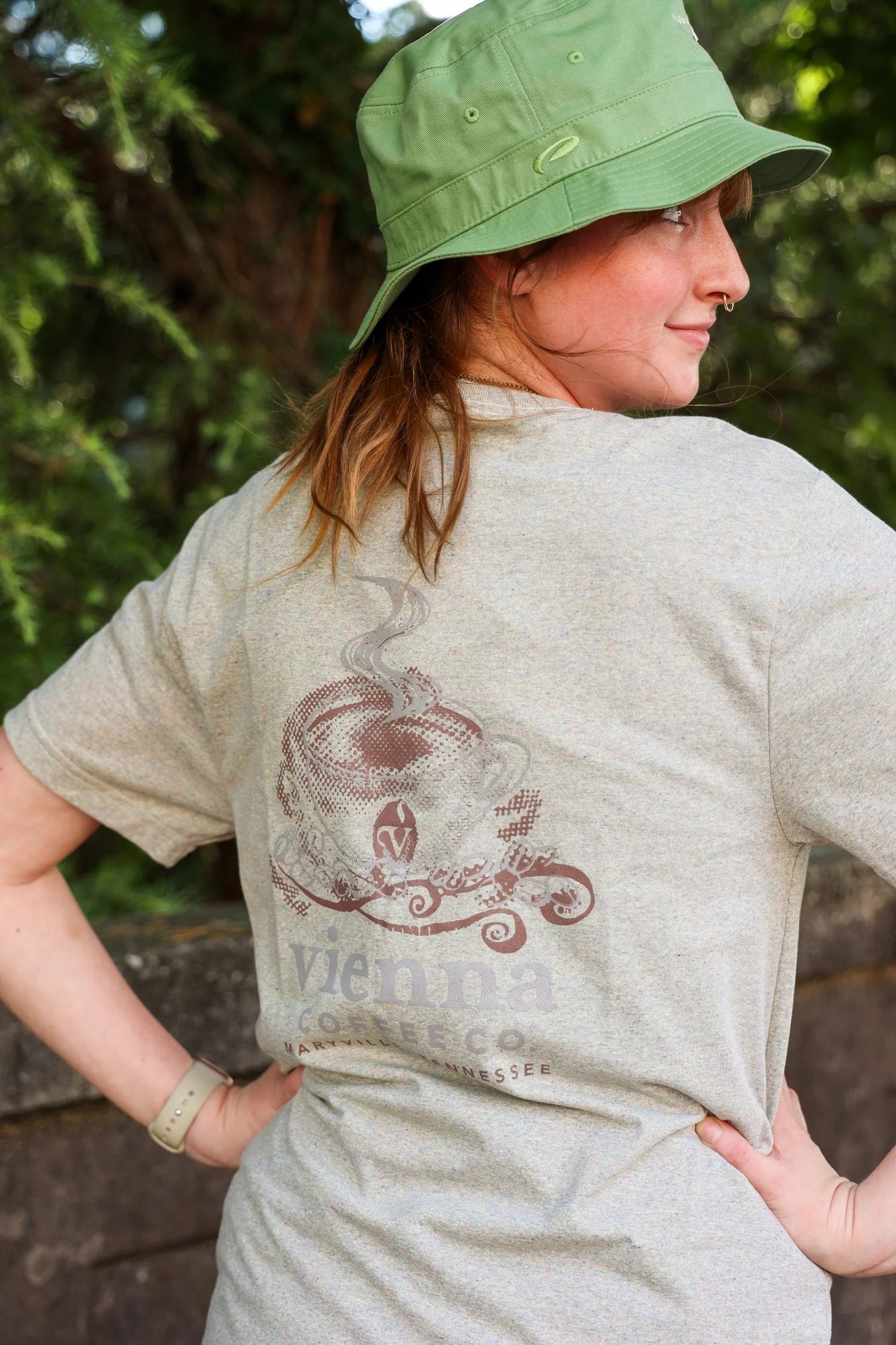 Steamy Cup Tee- 100% Recycled Materials