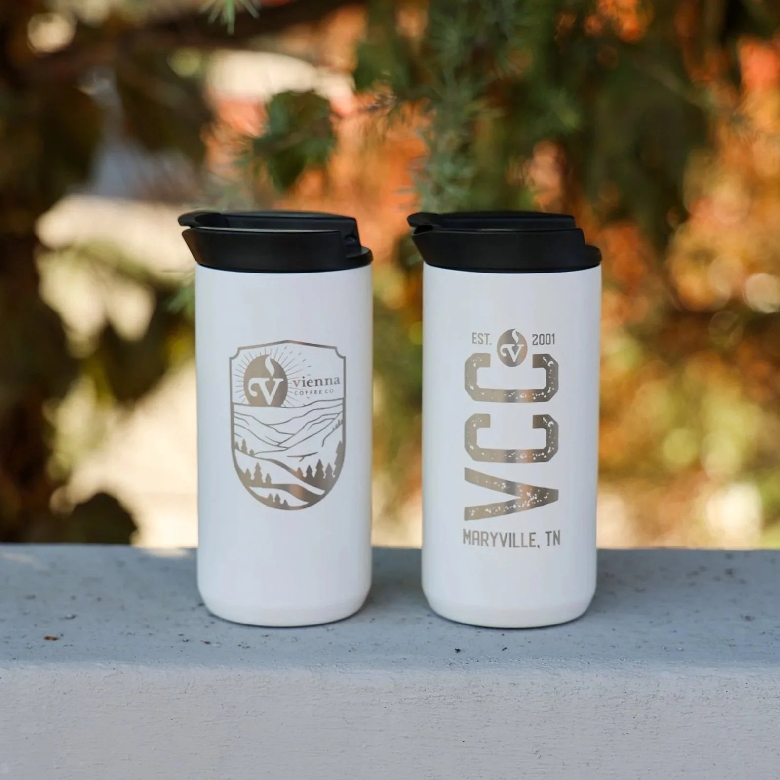 12oz - Ethoz® - Travel Mug with VCC Mountain Shield