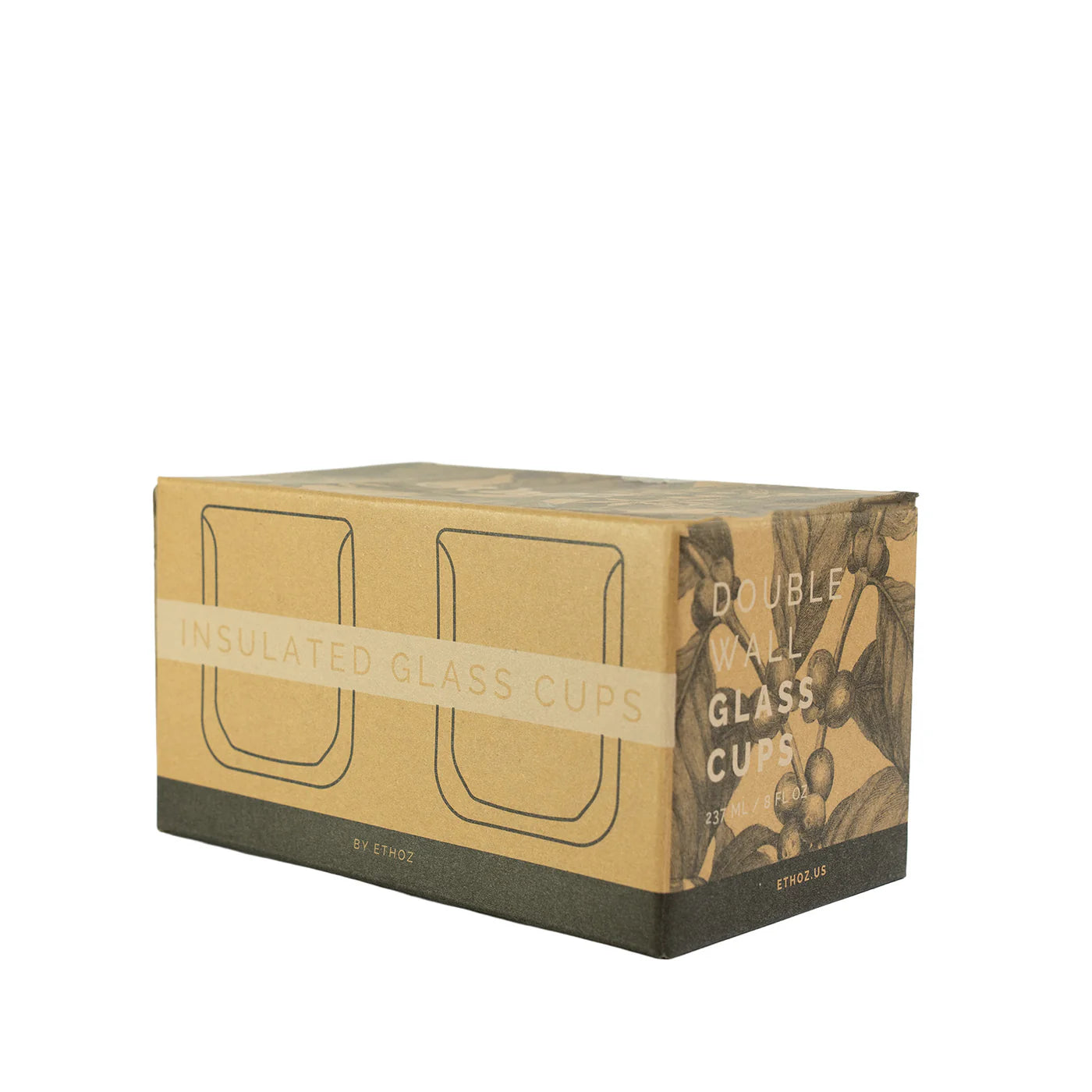 ethoz® Insulated Glass Tumblers (Set of 2)