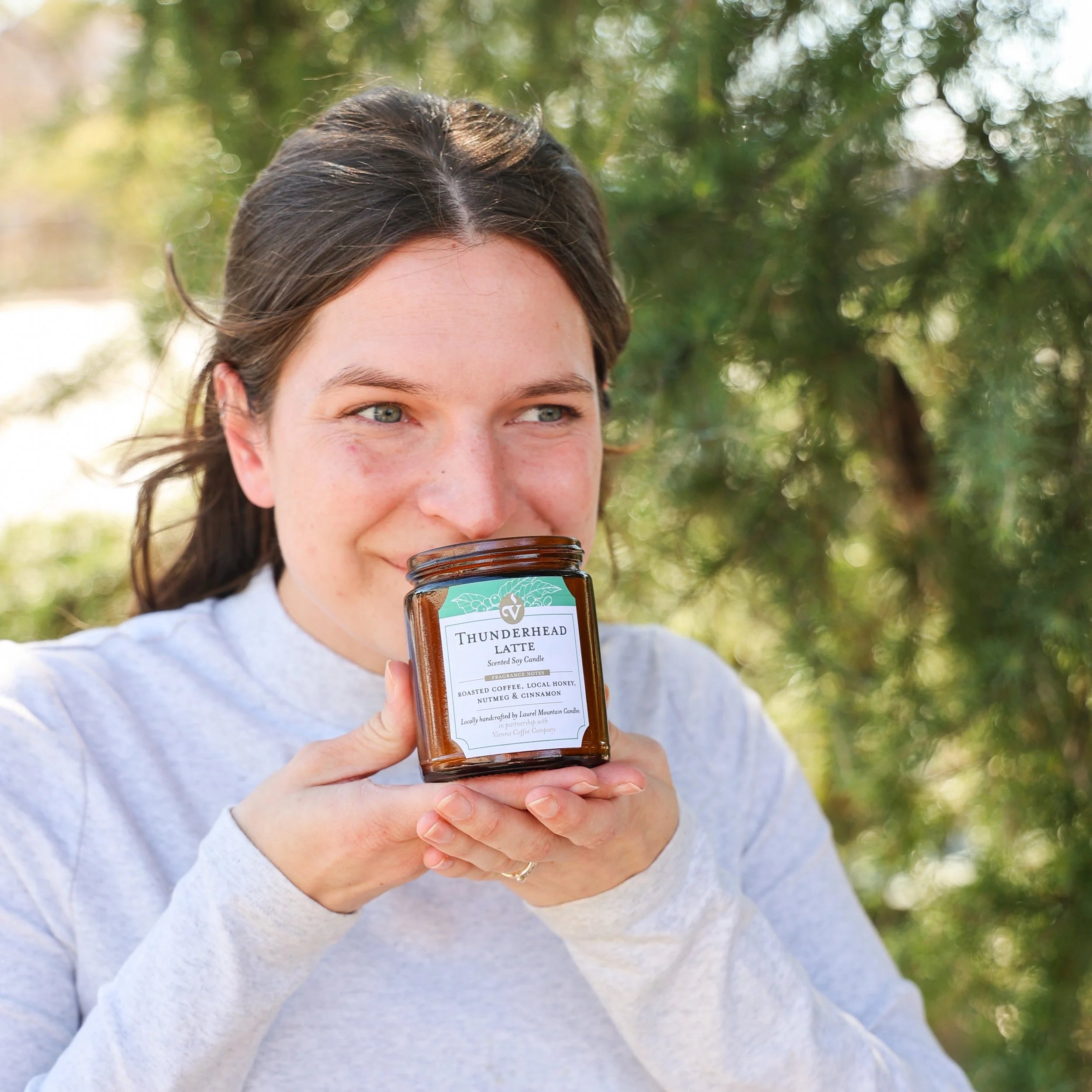 Thunderhead Latte Candle
